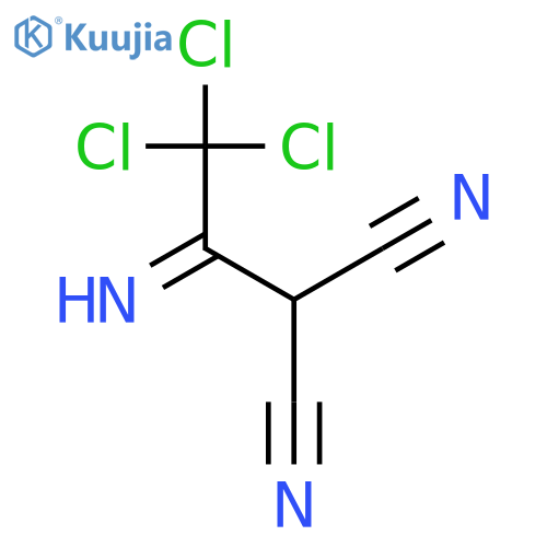 (1-amino-2,2,2-trichloroethylidene)propanedinitrile structure