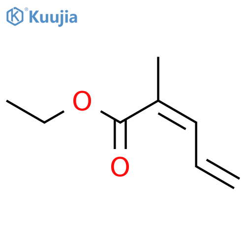 2,4-Pentadienoic acid,2-methyl-, ethyl ester structure