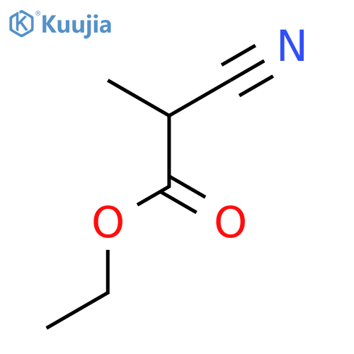 Ethyl 2-cyanopropanoate structure