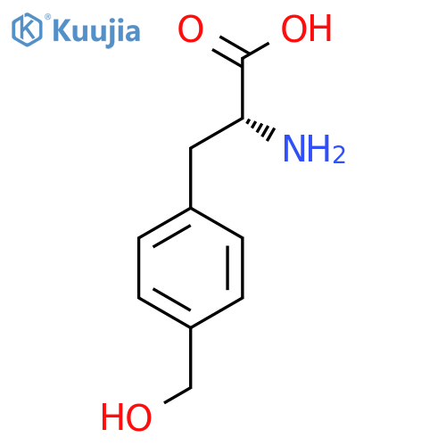D-Phenylalanine,4-(hydroxymethyl)- structure