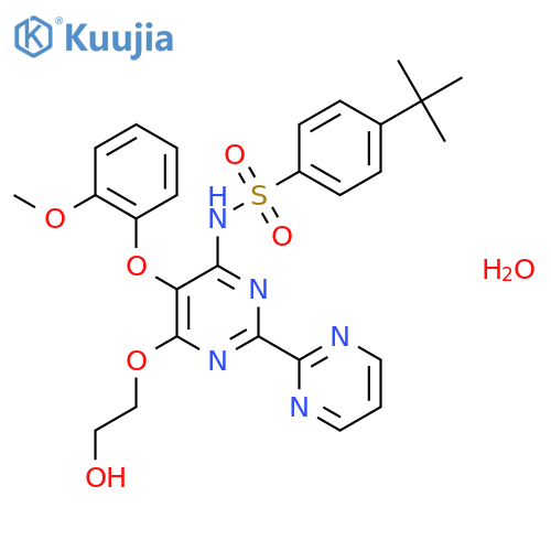 Bosentan (hydrate) structure