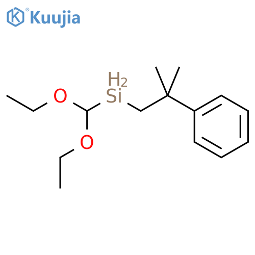 Silane, diethoxymethyl(2-methyl-2-phenylpropyl)- structure