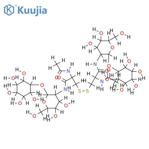 2-(N-Acetylcysteinyl)amido-2-deoxy-alpha-Dglucopyranosyl-D-myo-inositol disulfide structure