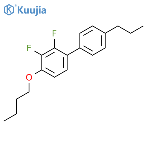 1,1'-Biphenyl, 4-butoxy-2,3-difluoro-4'-propyl- structure