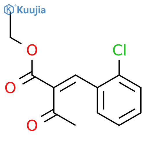 Butanoic acid,2-[(2-chlorophenyl)methylene]-3-oxo-, ethyl ester structure
