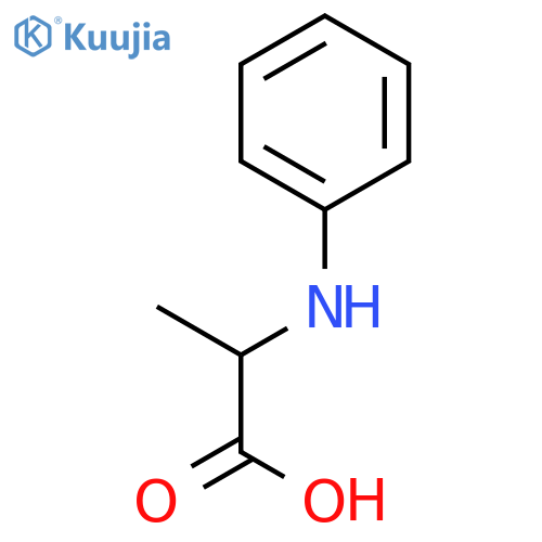 2-(Phenylamino)propanoic acid structure