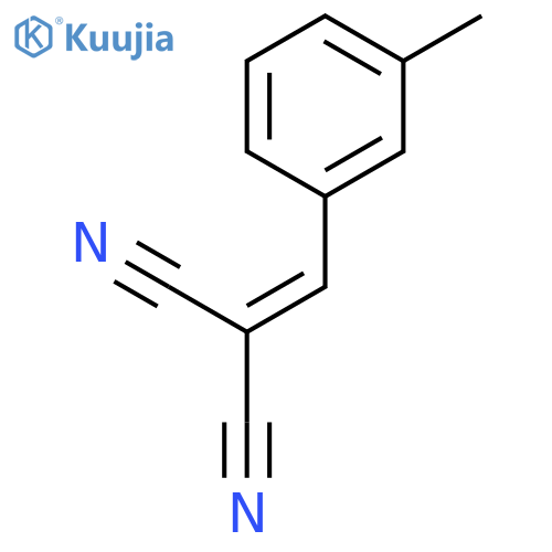 2-[(3-methylphenyl)methylidene]propanedinitrile structure