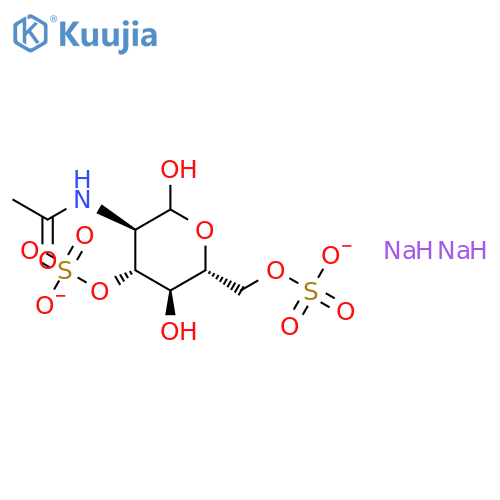 D-Glucose,2-(acetylamino)-2-deoxy-, 3,6-bis(hydrogen sulfate), sodium salt (9CI) structure