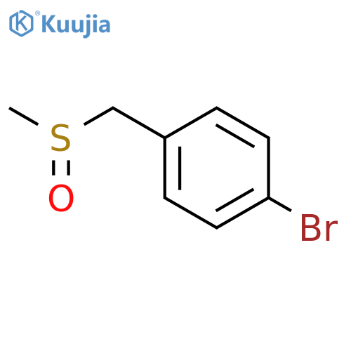 Benzene, 1-bromo-4-[(methylsulfinyl)methyl]- structure