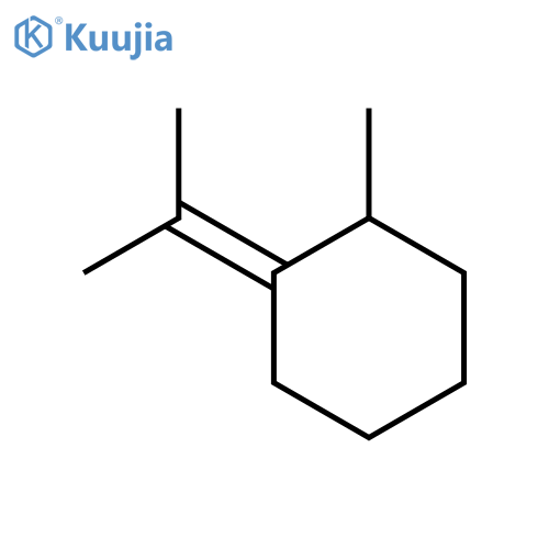 1-methyl-2-(1-methylethylidene)cyclohexane structure