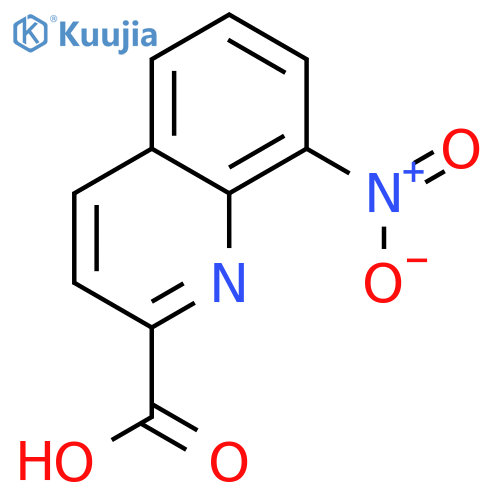 8-nitroquinoline-2-carboxylic acid structure