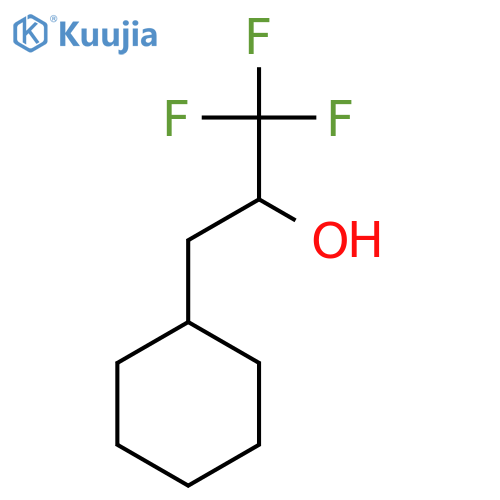 3-cyclohexyl-1,1,1-trifluoropropan-2-ol structure