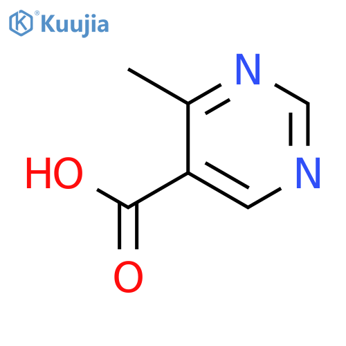 4-Methylpyrimidine-5-carboxylic acid structure