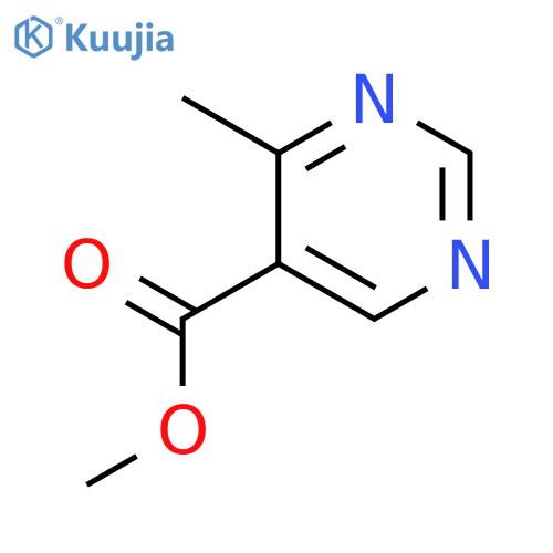 methyl 4-methylpyrimidine-5-carboxylate structure