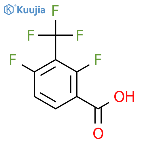 2,4-Difluoro-3-(trifluoromethyl)benzoic Acid structure