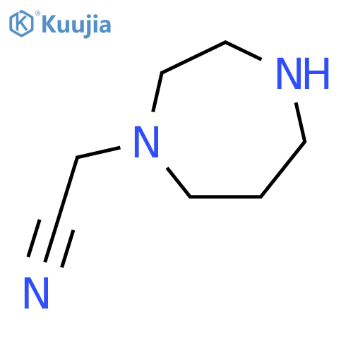 1-Cyanomethylhomopiperazine structure