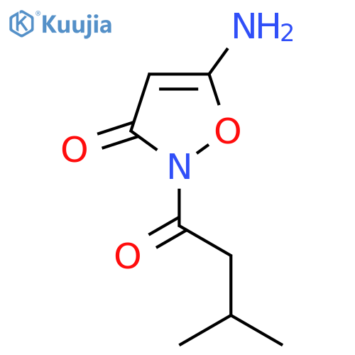 5-Amino-2-(3-methylbutanoyl)isoxazol-3(2H)-one structure