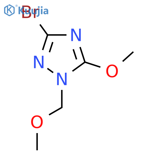 3-Bromo-5-methoxy-1-(methoxymethyl)-1H-1,2,4-triazole structure