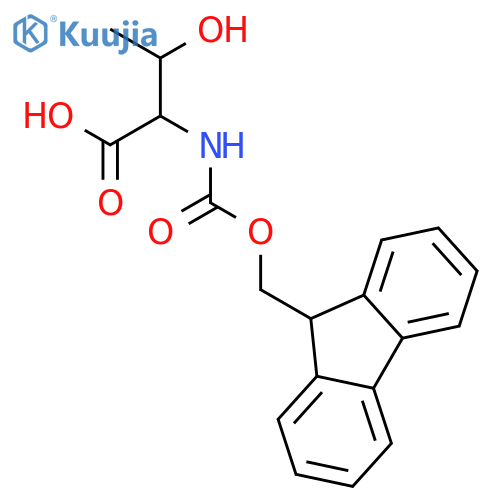 N-Fmoc-D-threonine structure