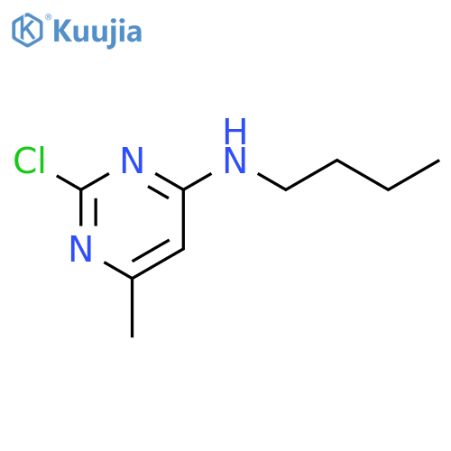 N-butyl-2-chloro-6-methylpyrimidin-4-amine structure