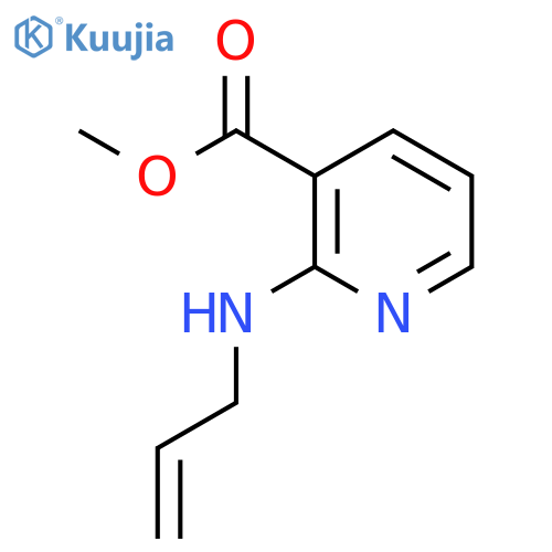 methyl 2-(prop-2-en-1-yl)aminopyridine-3-carboxylate structure