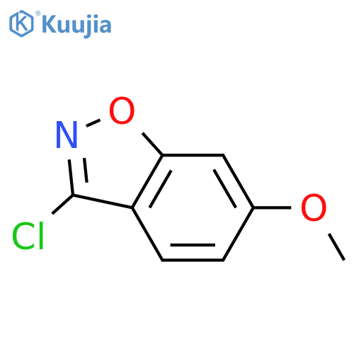 3-chloro-6-methoxy-1,2-benzoxazole structure