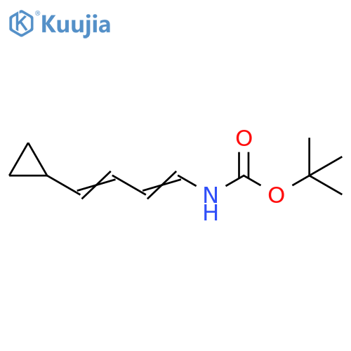 Carbamic acid,(4-cyclopropyl-1,3-butadienyl)-, 1,1-dimethylethyl ester (9CI) structure