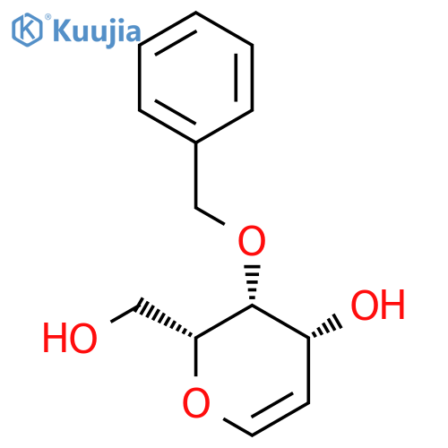 D-arabino-Hex-5-enitol,2,6-anhydro-5-deoxy-3-O-(phenylmethyl)- structure