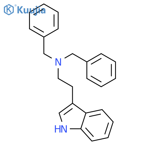 1H-Indole-3-ethanamine,N,N-bis(phenylmethyl)- structure