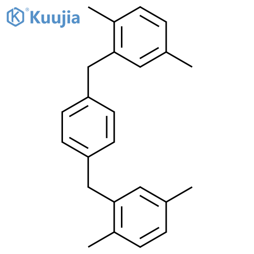 1,4-Bis(2,5-dimethylphenyl)methylbenzene structure