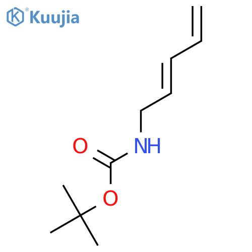 tert-butyl N-(2E)-penta-2,4-dien-1-ylcarbamate structure