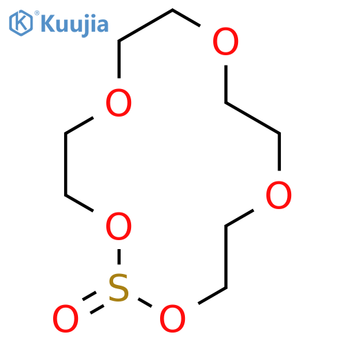 1,3,6,9,12-pentaoxa-2-thiacyclotetradecane 2-oxide structure