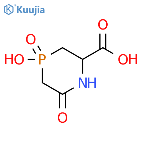 4-Hydroxy-4,6-dioxo-1,4lambda5-azaphosphinane-2-carboxylic acid structure