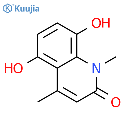 5,8-Dihydroxy-1,4-dimethylquinolin-2(1H)-one structure