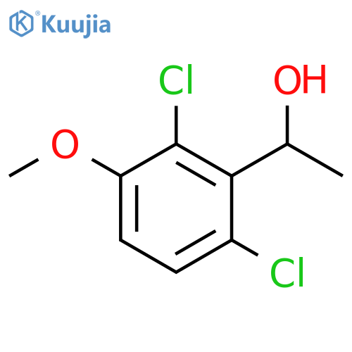 1-(2,6-Dichloro-3-methoxyphenyl)ethanol structure