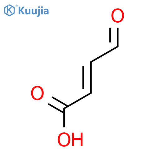 (2Z)-4-oxobut-2-enoic acid structure