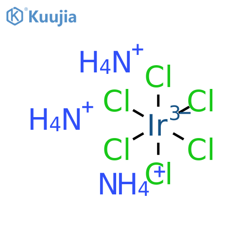 Iridate(3-),hexachloro-, ammonium (1:3), (OC-6-11)- structure