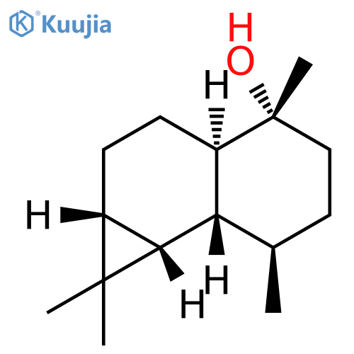 1H-Cyclopropa[a]naphthalen-4-ol, decahydro-1,1,4,7-tetramethyl-, (1aR,3aR,4R,7R,7aR,7bS)-rel- structure