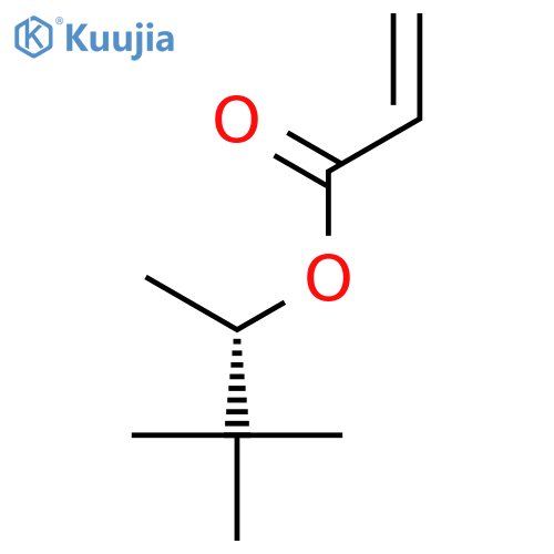 2-Propenoic acid, (1S)-1,2,2-trimethylpropyl ester structure