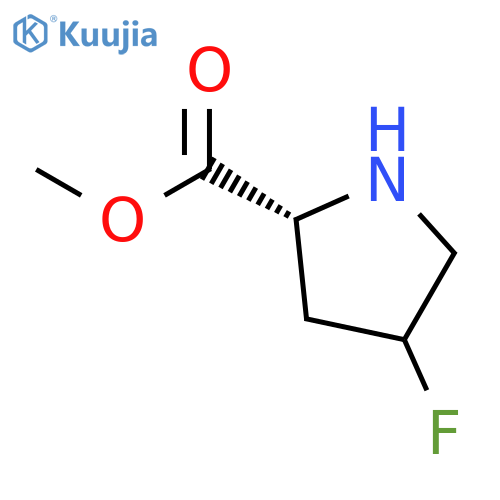 D-Proline, 4-fluoro-, methyl ester (9CI) structure