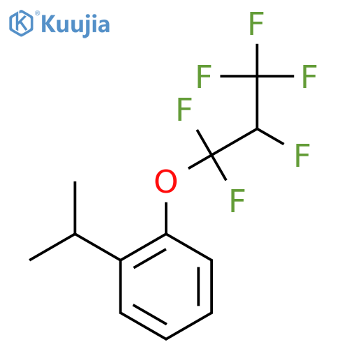 1-(1,1,2,3,3,3-Hexafluoropropoxy)-2-isopropylbenzene structure