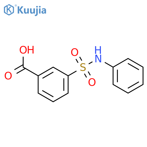 3-(phenylsulfamoyl)benzoic acid structure
