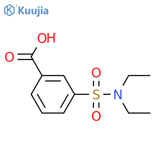3-Diethylsulfamoylbenzoic acid structure
