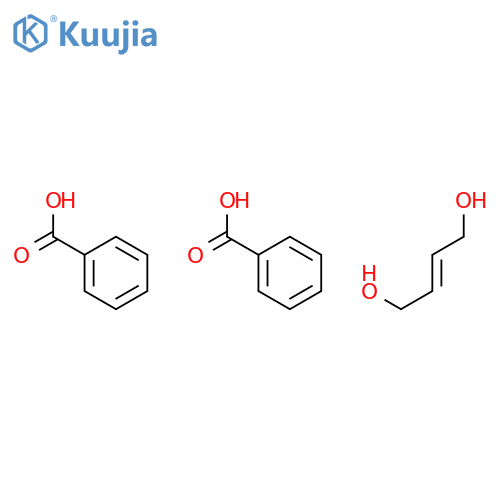 2-Butene-1,4-diol, dibenzoate, (2E)- structure