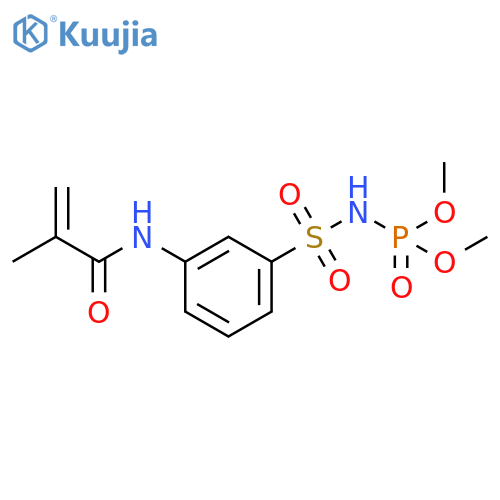 Phosphoramidic acid,[[3-[(2-methyl-1-oxo-2-propenyl)amino]phenyl]sulfonyl]-, dimethyl ester (9CI) structure