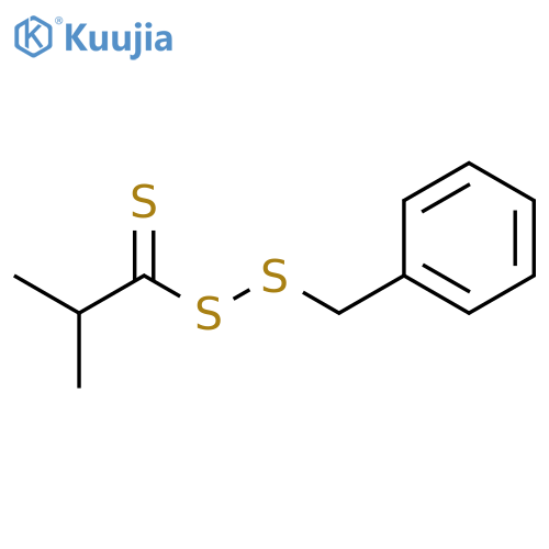 Propane(dithioperoxo)thioic acid, 2-methyl-, phenylmethyl ester structure