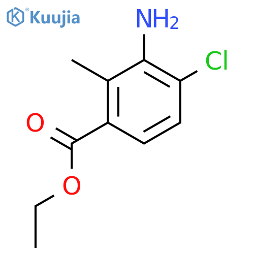 Ethyl 3-amino-4-chloro-2-methylbenzoate structure