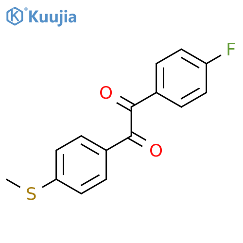 Ethanedione, (4-fluorophenyl)[4-(methylthio)phenyl]- structure