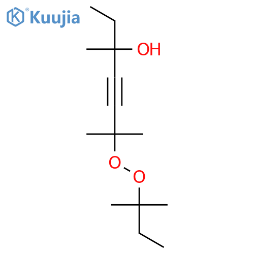 4-Heptyn-3-ol, 6-[(1,1-dimethylpropyl)dioxy]-3,6-dimethyl- structure