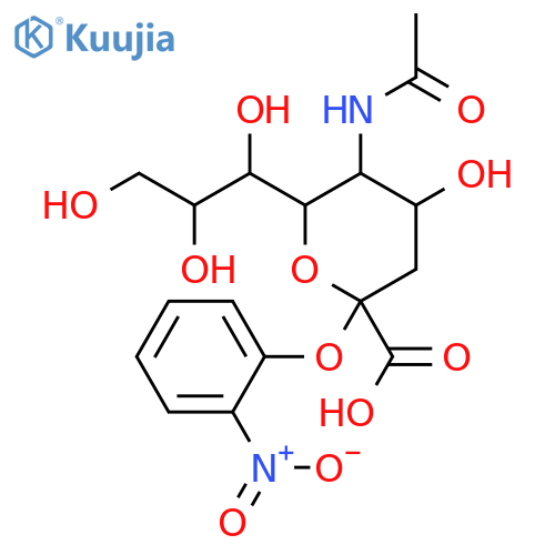 2-O-(2-Nitrophenyl)-a-D-N-acetylneuraminic Acid structure